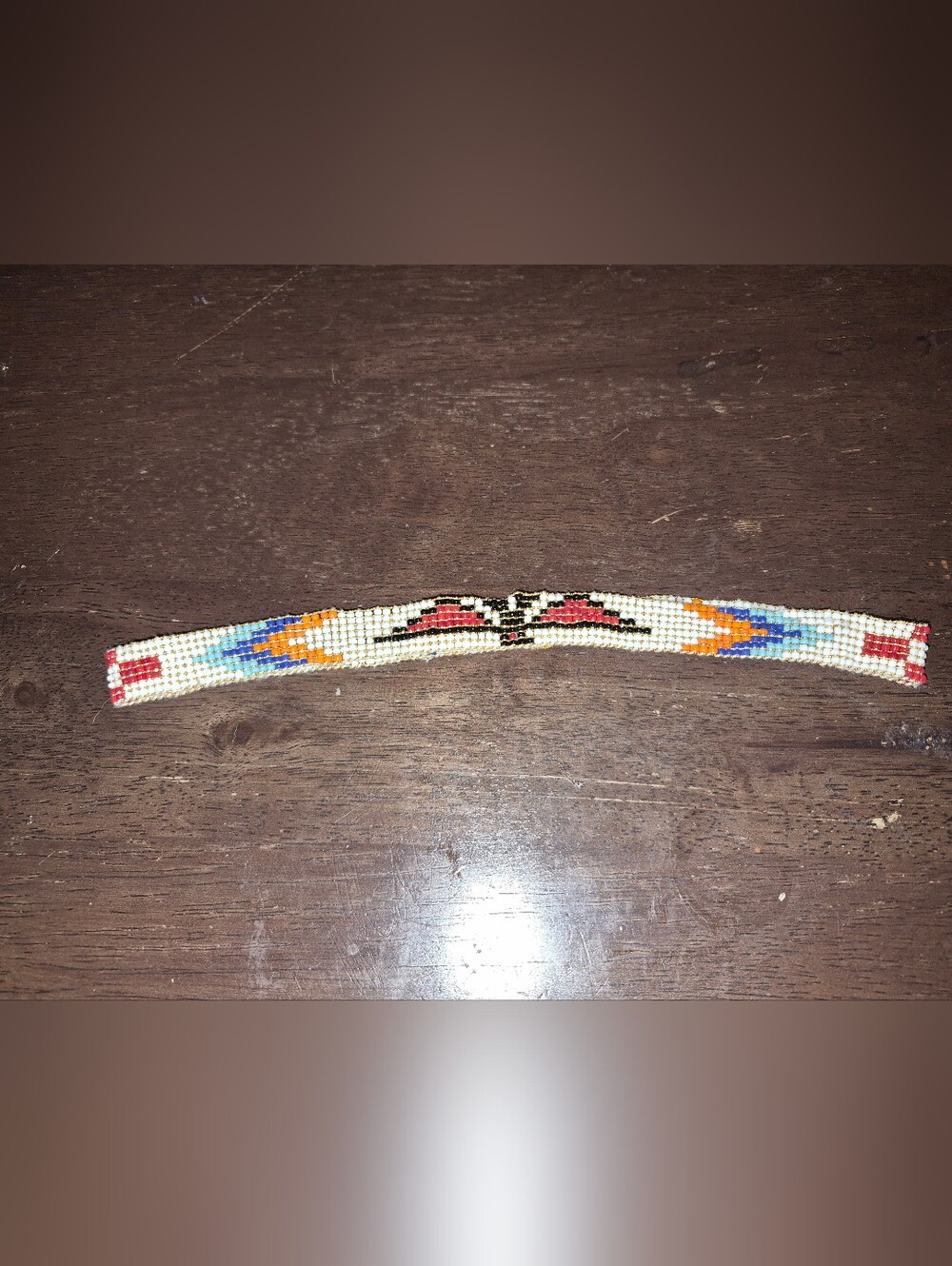 Beaded Southwestern Pattern Hair Barrette - Multicolor